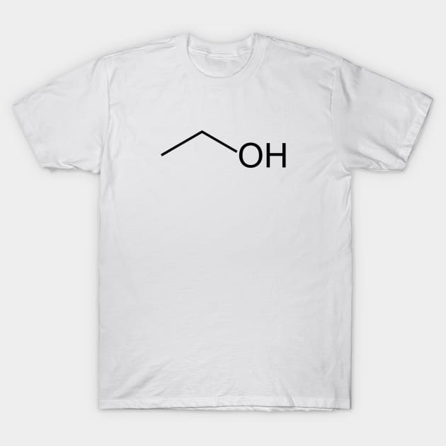 Ethanol C2H5OH C2H6O T-Shirt by Zeeph